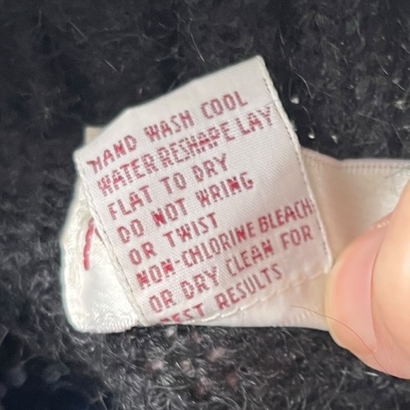 Vintage Rosanna Sweater Pullover Argyle Mohair Blend Womens Size Large - Picture 6 of 8